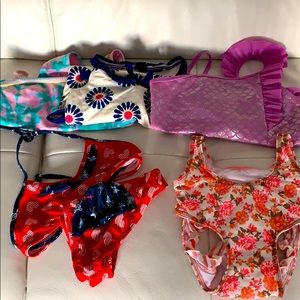 Girl swimsuit bundle size 12
